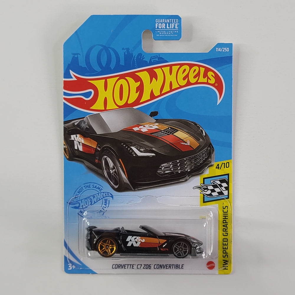 Hot Wheels - Corvette C7 Z06 Convertible (Black)