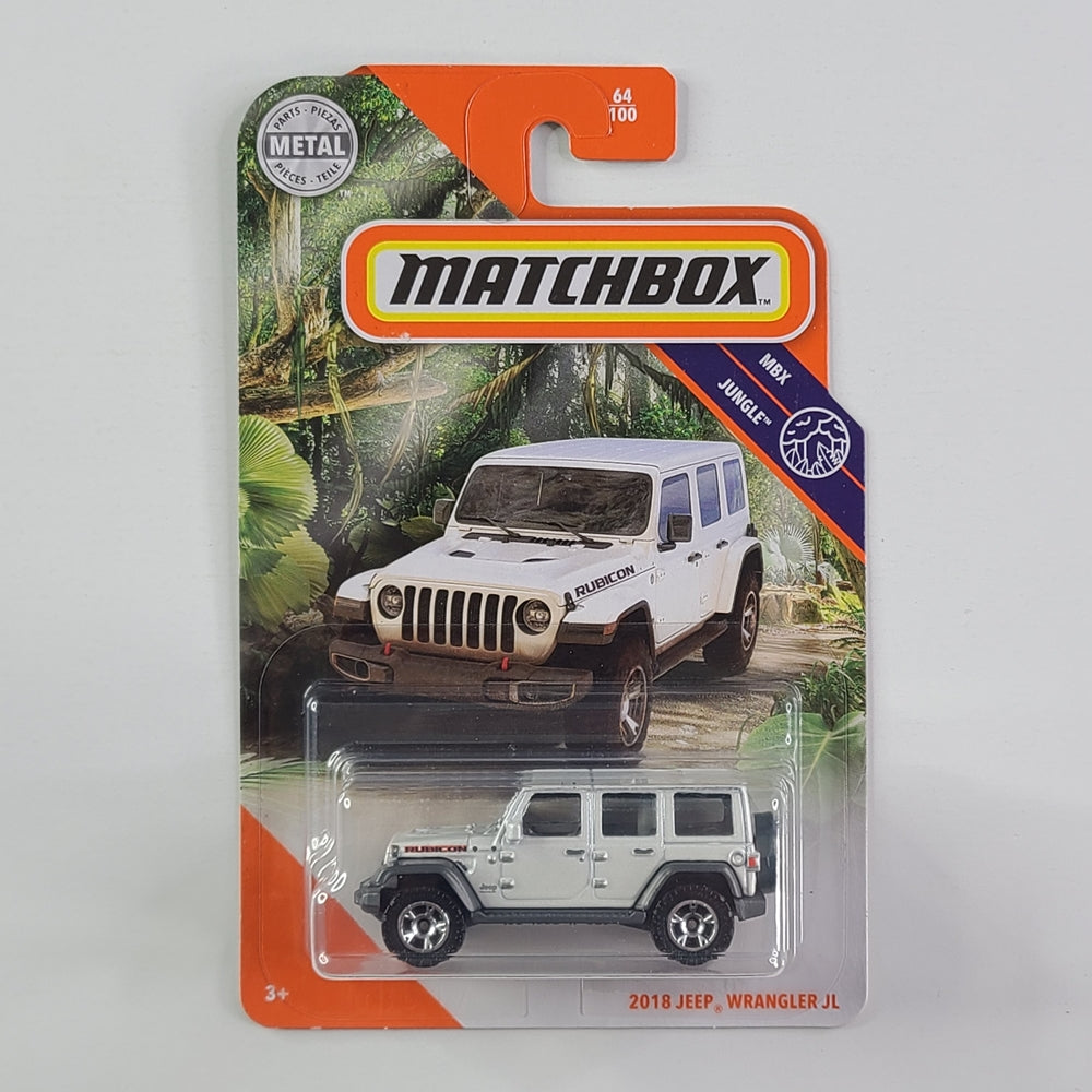 Matchbox - 2018 Jeep Wrangler JL (Metalflake White)