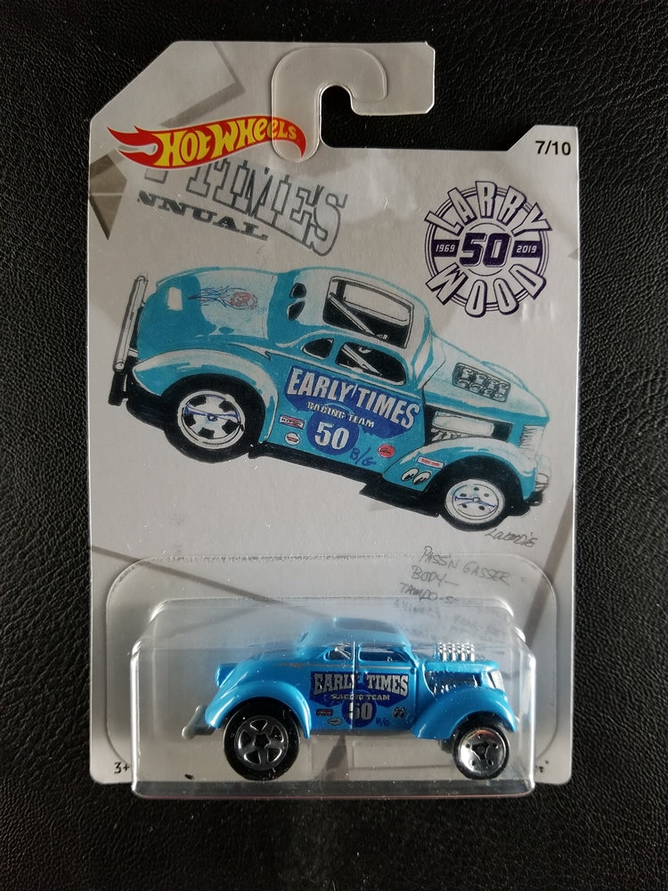 Hot Wheels - Pass'n Gasser (Light Blue) [7/10 - 2019 HW Larry Wood]