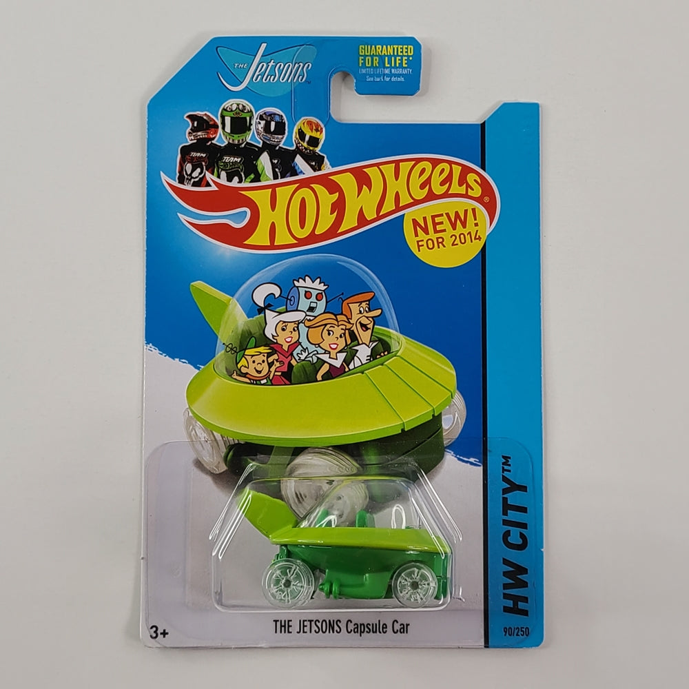 Hot Wheels - The Jetsons Capsule Car (Sublime) [HW City - Tooned Series (2014) - 90/250] [New for 2014]