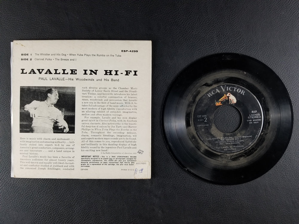 Paul Lavalle, His Woodwinds and His Band - Lavelle in Hi-Fi (1957, 7'' EP)