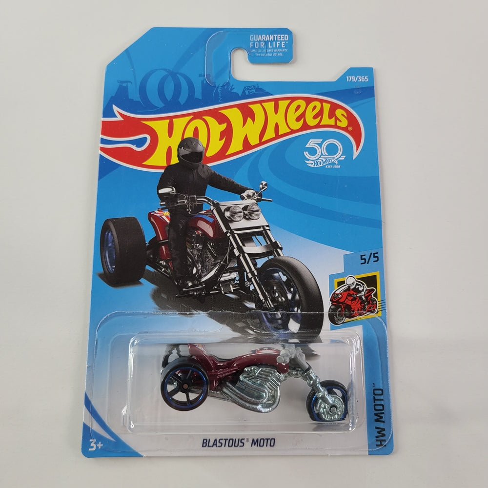 Hot Wheels - Blastous Moto (Dark Red)