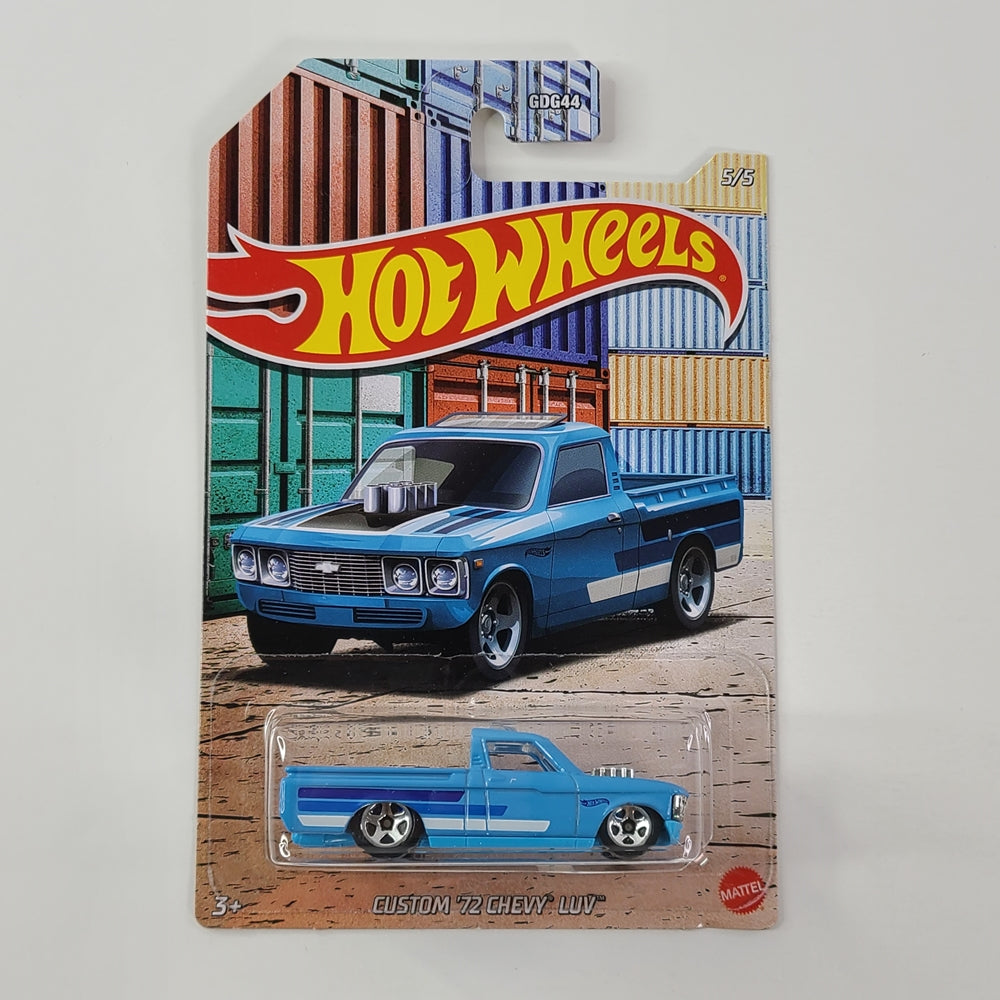 Hot Wheels - Custom '72 Chevy LUV (Light Blue) [Hot Pickups Series (2021) - 5/5]