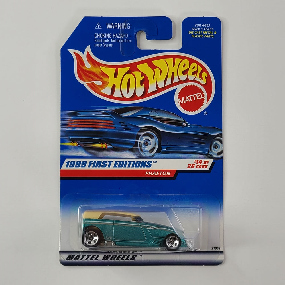 Hot Wheels - Phaeton (Metallic Teal) [1999 First Editions - 14/26]