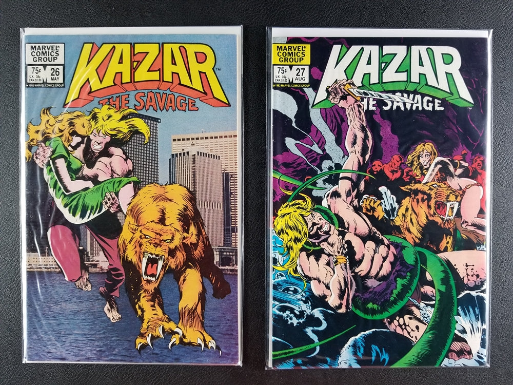 Ka-Zar the Savage #26-30 Set (Marvel, 1983-84)