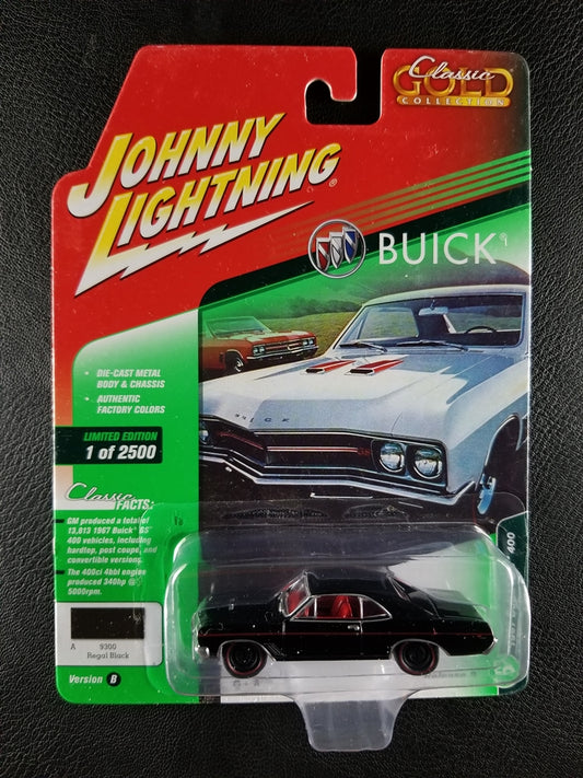 Johnny Lightning - 1967 Buick GS 400 (Regal Black) [Ltd. Ed. - 1 of 2500]