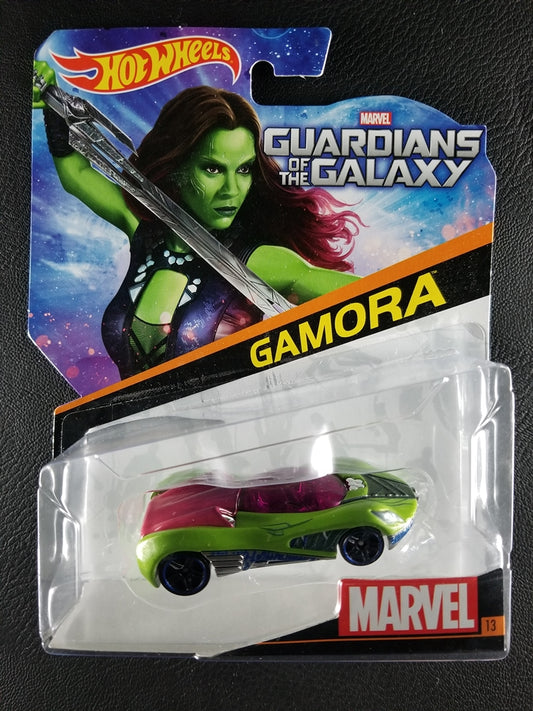 Hot Wheels Character Cars - Gamora (Green) [Guardians of the Galaxy]