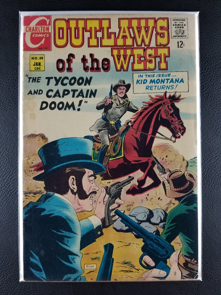 Outlaws of the West [1957] #68 (Charlton Comics Group, 1968)*
