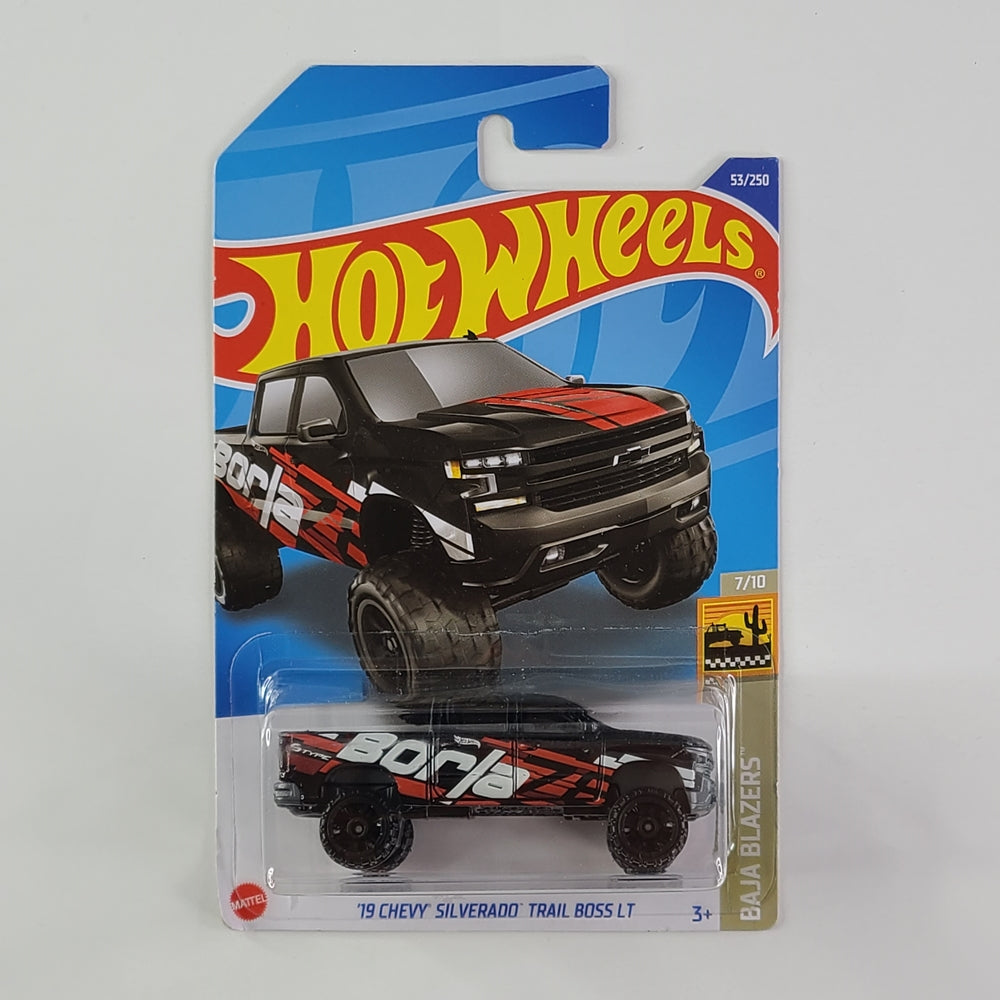 Hot Wheels - '19 Chevy Silverado Trail Boss LT (Black)