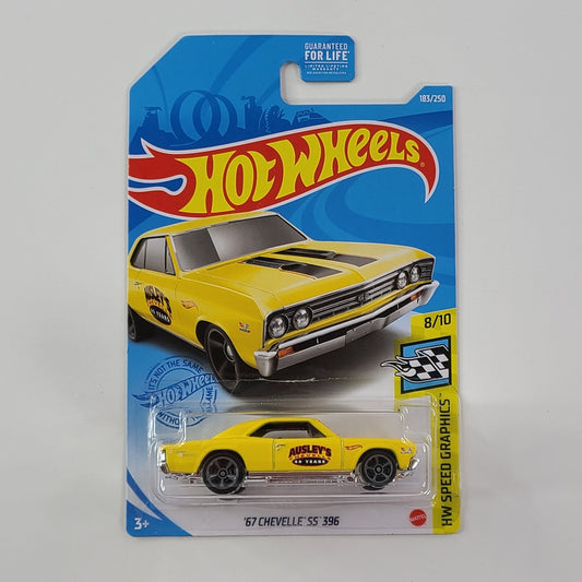 Hot Wheels - '67 Chevelle SS 396 (Yellow) [HW Speed Graphics (2021) - 8/10]