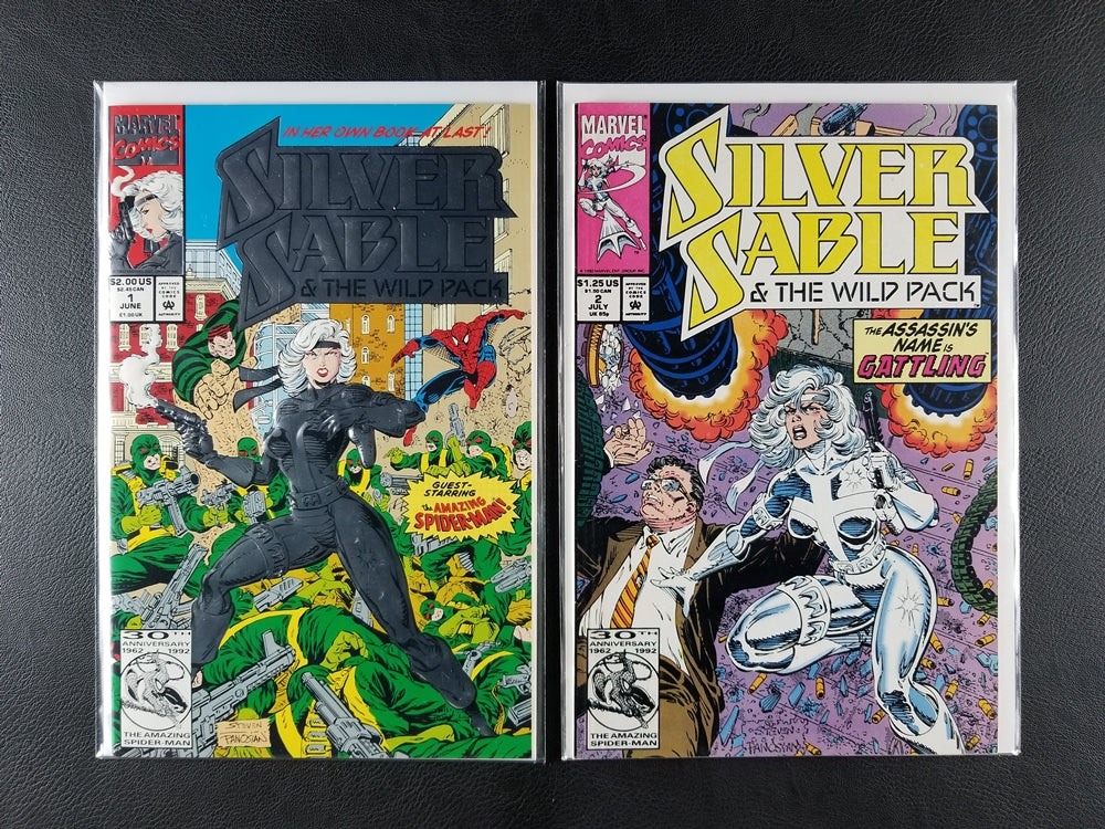 Silver Sable and the Wild Pack #1-4 Set (Marvel, 1992)