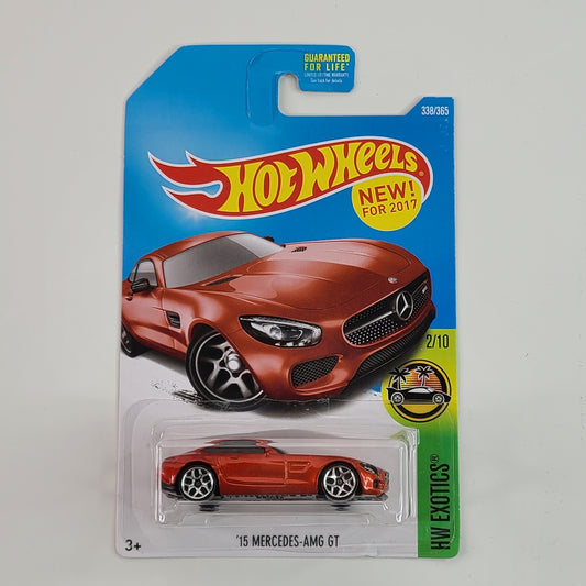 Hot Wheels - '15 Mercedes-AMG GT (Metalflake Dark Orange) [HW Exotics Mini Collection (2017) - 2/10] [New for 2017]