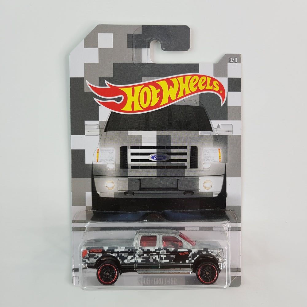 Hot Wheels - 2009 Ford F-150 (Silver) [Camouflage Trucks Series (2017) - 3/8] [Walmart Exclusive]