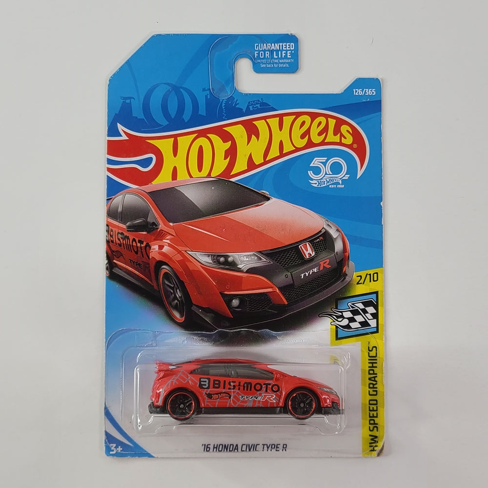 Hot Wheels - '16 Honda Civic Type R (Red)