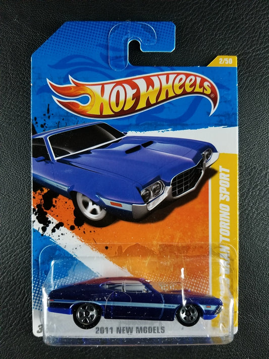 Hot Wheels - '72 Ford Gran Torino Sport (Blue)