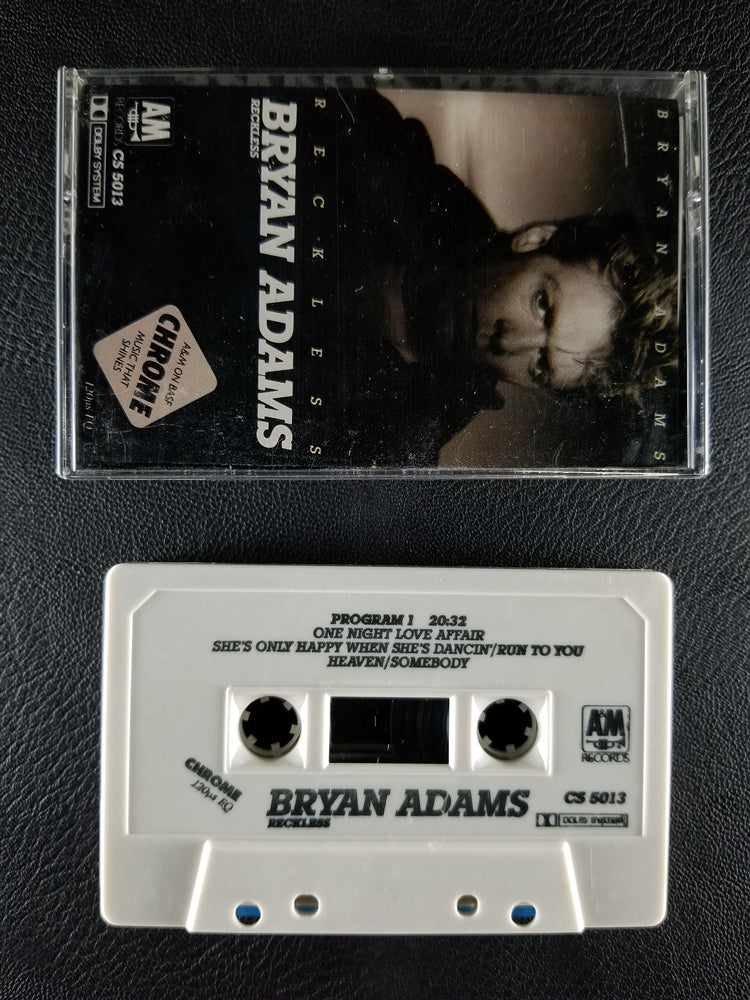 Bryan Adams - Reckless (1984, Cassette)