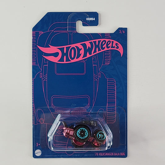 Hot Wheels - '70 Volkswagen Baja Bug (Metalflake Dark Blue)