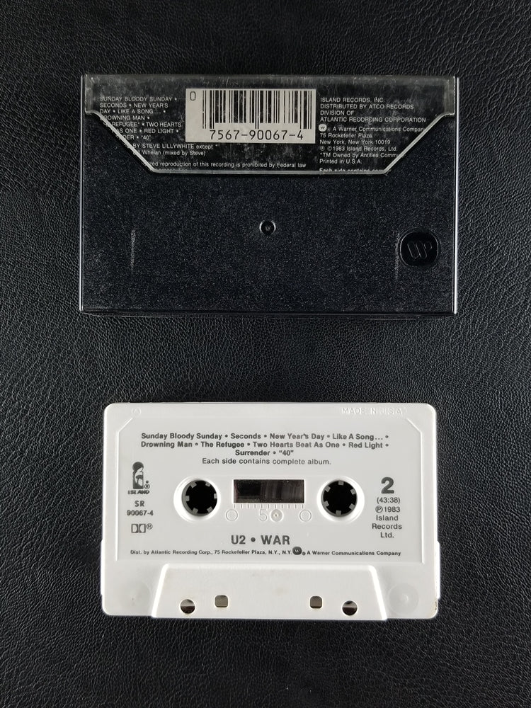 U2 - War (1983, Cassette)