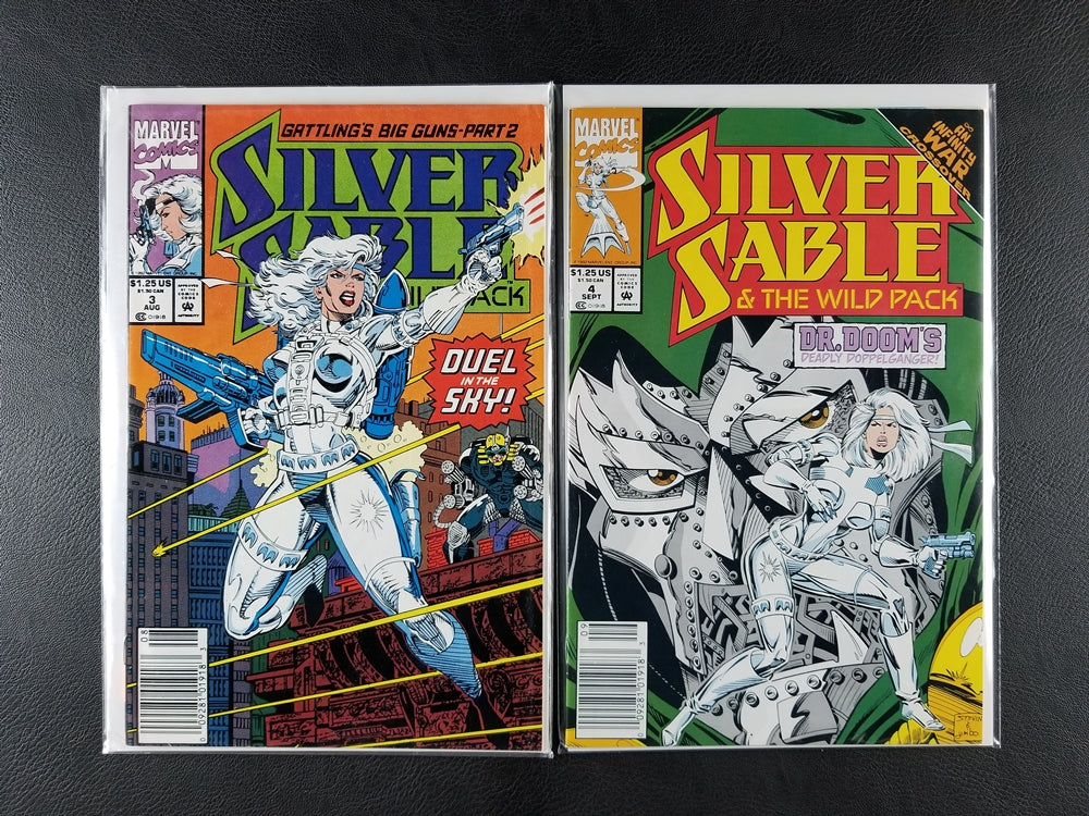 Silver Sable and the Wild Pack #1-4 Set (Marvel, 1992)