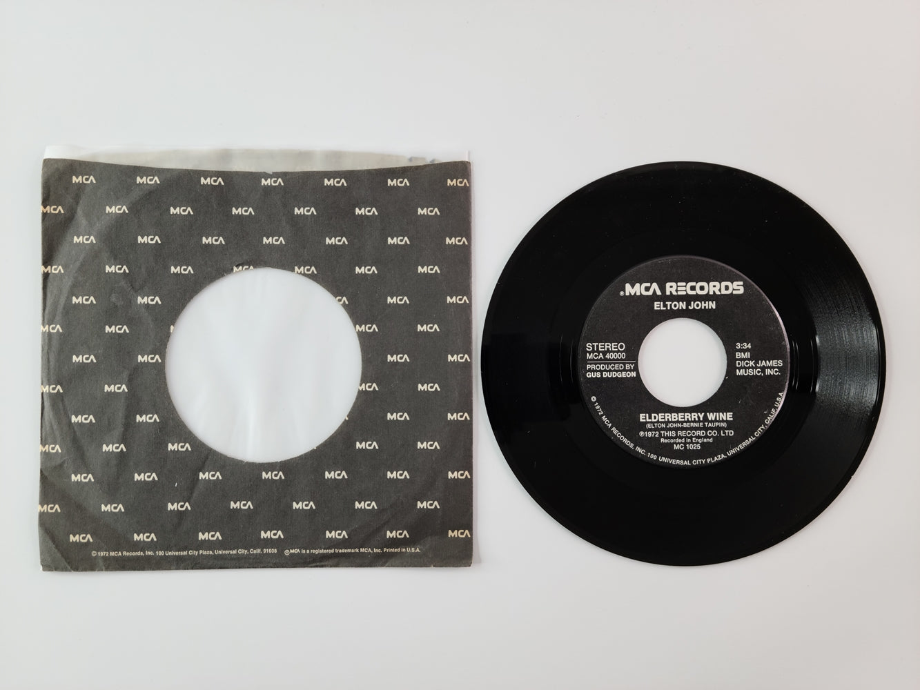 Elton John - Crocodile Rock (1972, 7'' Single)