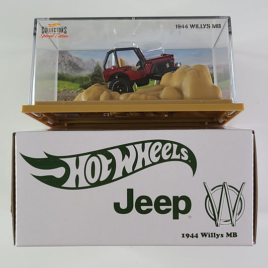 Hot Wheels - 1944 Willys MB (Spectraflame Cherry Red) [2021 RLC Exclusive - 7063/25000]