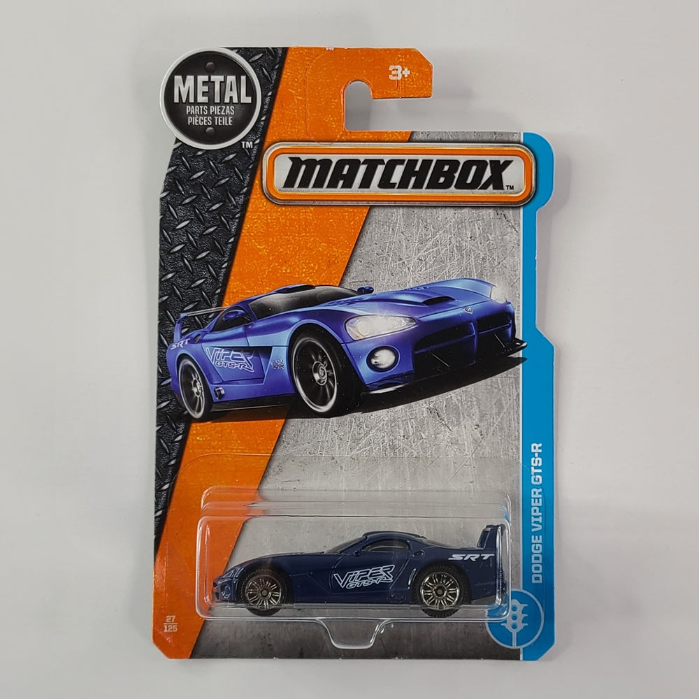 Matchbox - Dodge Viper GTS-R (Dark Blue) [2017 1-125 Series: MBX Adventure Cit