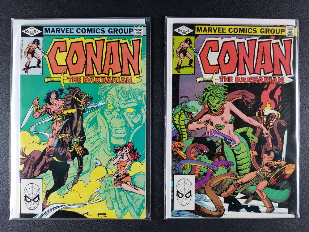 Conan the Barbarian #131-140 Set (Marvel, 1982)