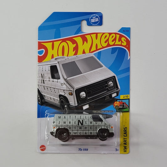 Hot Wheels - '70s Van (ZAMAC) [Wal-Mart Exclusive]