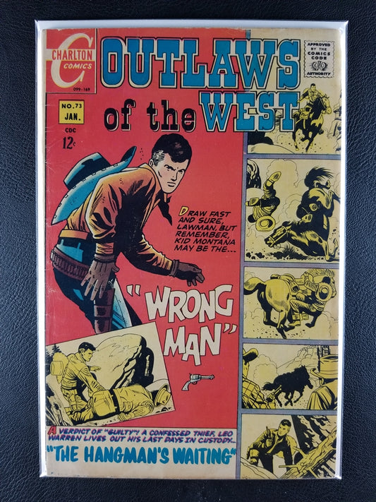 Outlaws of the West #73 (Charlton Comics Group, January 1969)