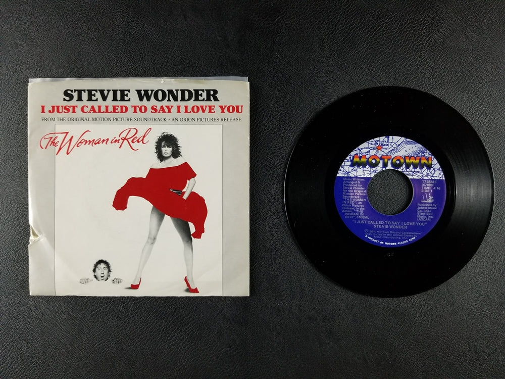 Stevie Wonder - I Just Called to Say I Love You (1984, 7'' Single)