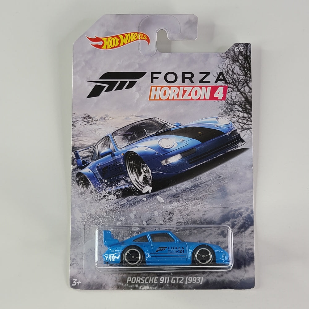 Hot Wheels - Porsche 911 GT2 [993] (Blue) [Walmart Exclusive]