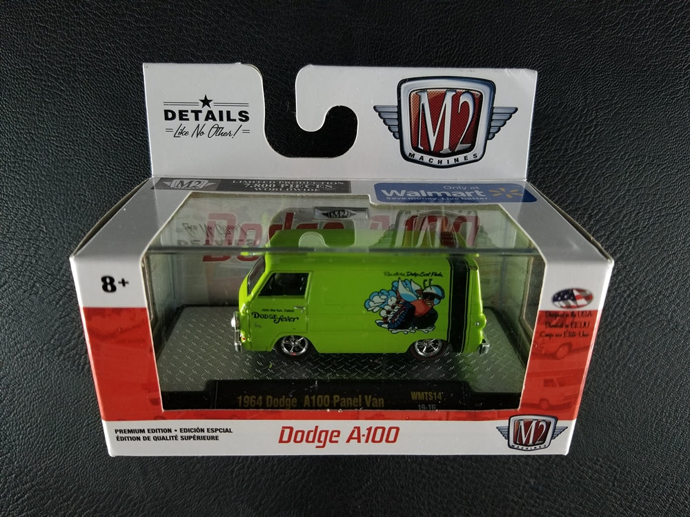 M2 - 1964 Dodge A100 Panel Van (Neon Green) [Ltd. Ed. - 1 of 7800] [Walmart Exclusive]