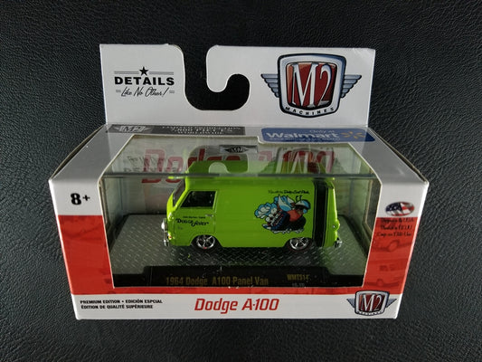 M2 - 1964 Dodge A100 Panel Van (Neon Green) [Ltd. Ed. - 1 of 7800] [Walmart Exclusive]