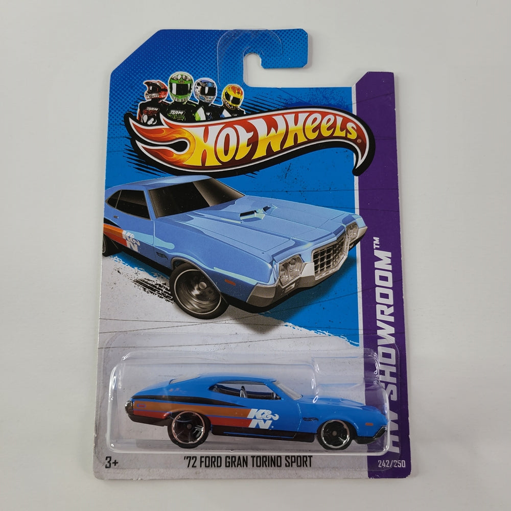 Hot Wheels - '72 Ford Gran Torino Sport (Blue)