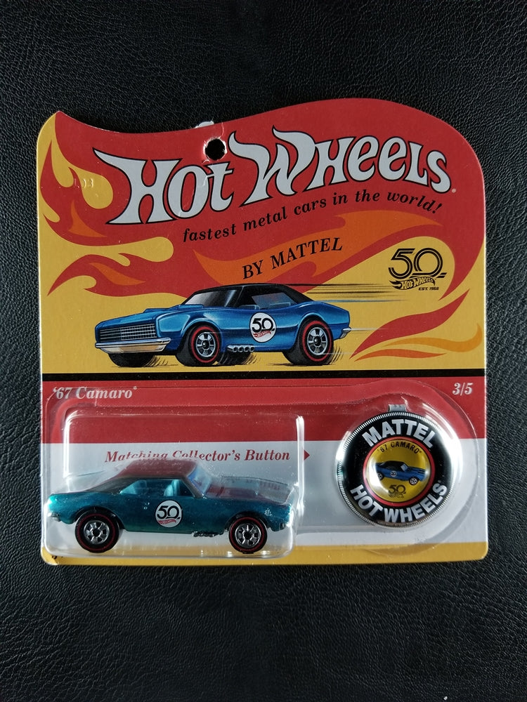 Hot Wheels - '67 Camaro (Spectraflame Aqua) [3/5 - 50th Anniversary Originals]