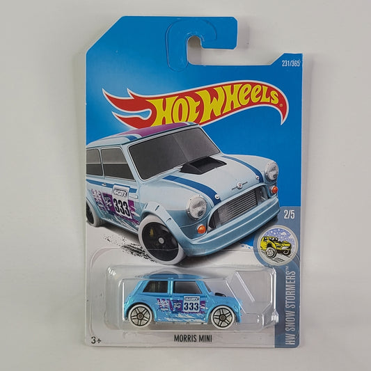 Hot Wheels - Morris Mini (Metalflake Light Blue)