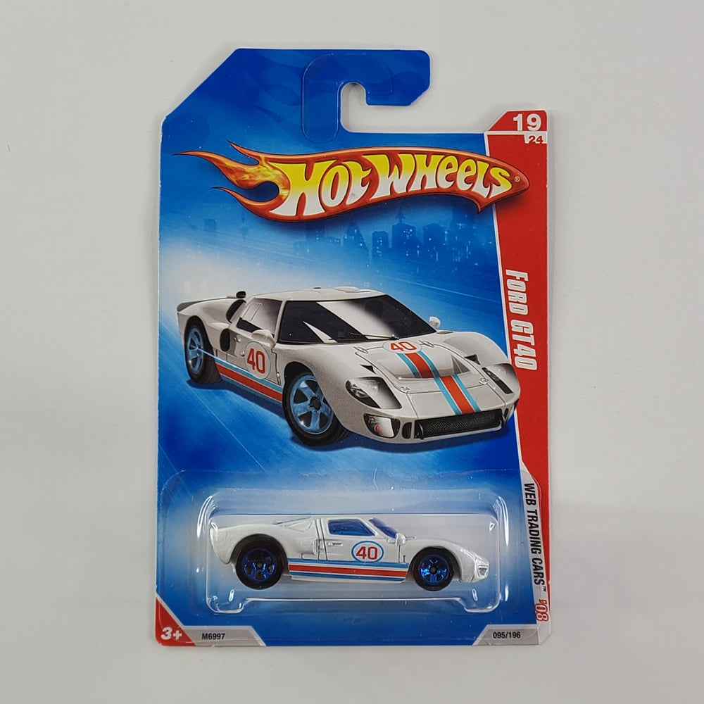 Hot Wheels - Ford GT-40 (Pearl White)