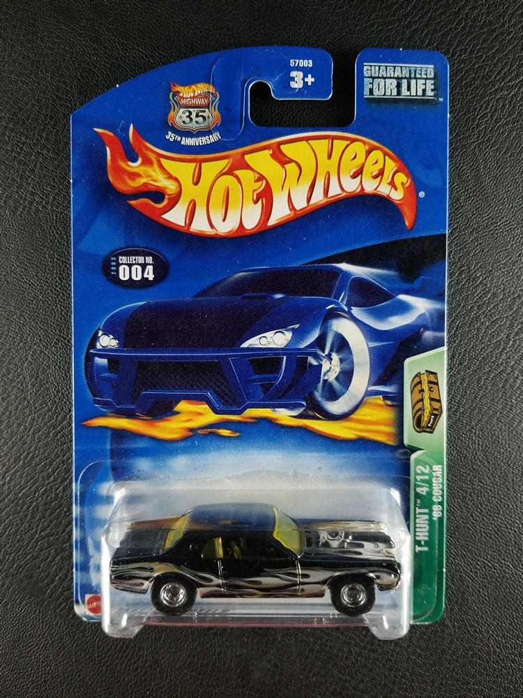 Hot Wheels - '68 Cougar (Black) [4/12 - 2003 Treasure Hunts]