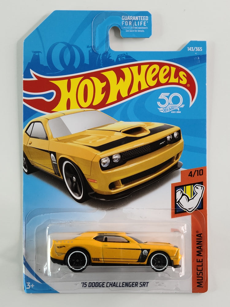 Hot Wheels - '15 Dodge Challenger SRT (Yellow)