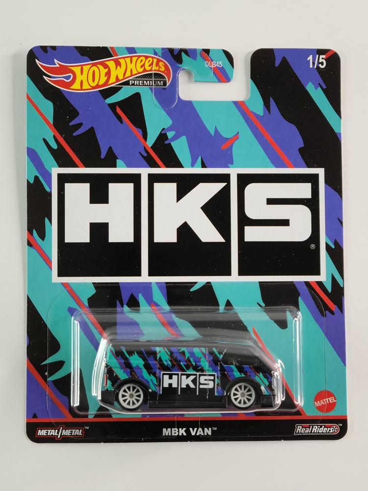 Hot Wheels Premium - MBK Van (Black) [2021 Pop Culture: Speed Shop Garage -  1/5]