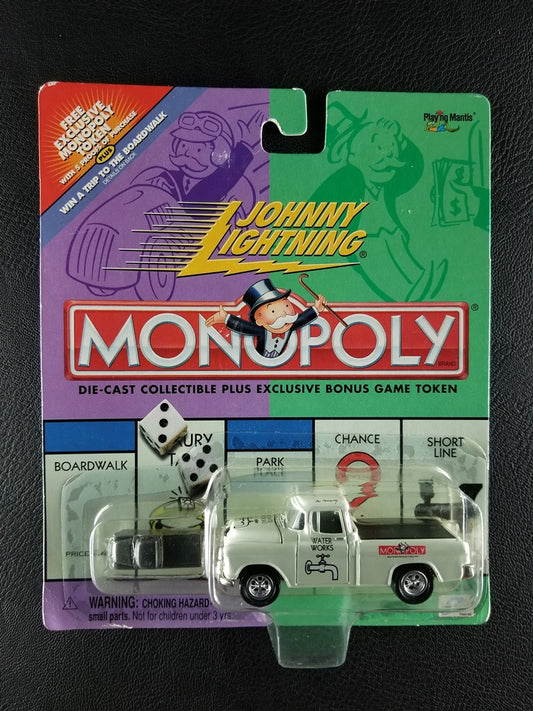 Johnny Lightning - Chevy Cameo (White) [Monopoly, Water Works]