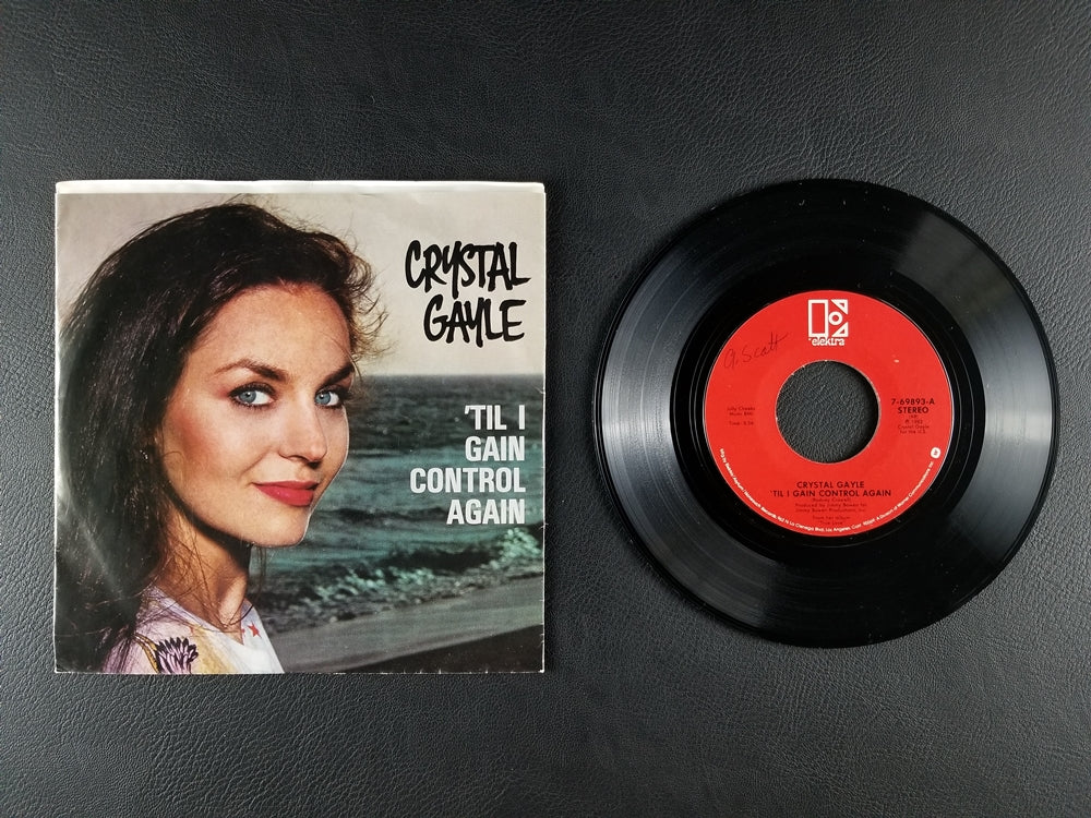 Crystal Gayle - Til I Gain Control Again (1982, 7'' Single)