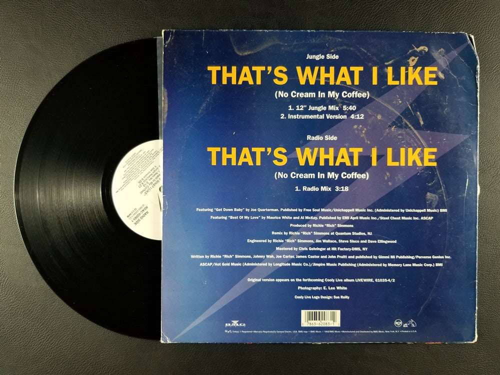 Cooly Live - That's What I Like (1992, 12'' Single)