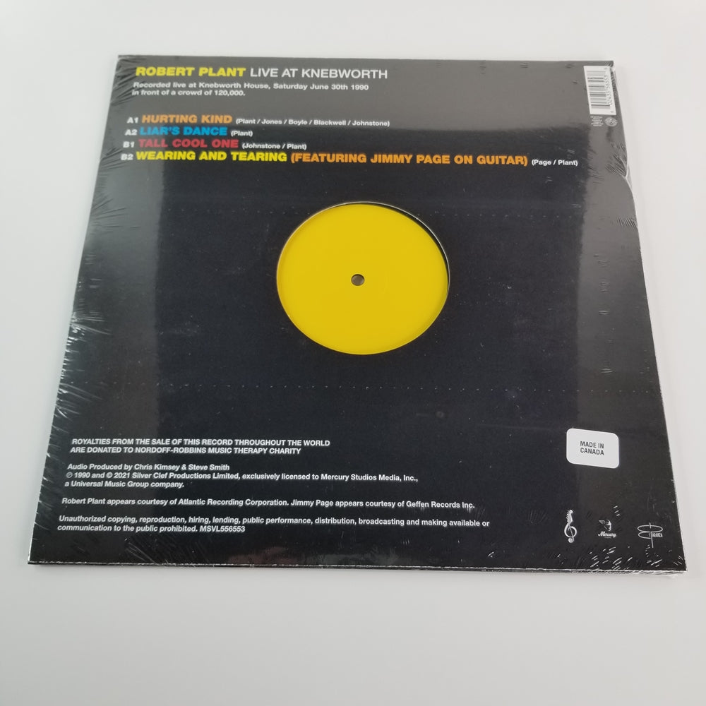 Robert Plant - Live at Knebworth 1990 (2021, EP) [RSD 2021 Exclusive - 1 of 4700] [SEALED]