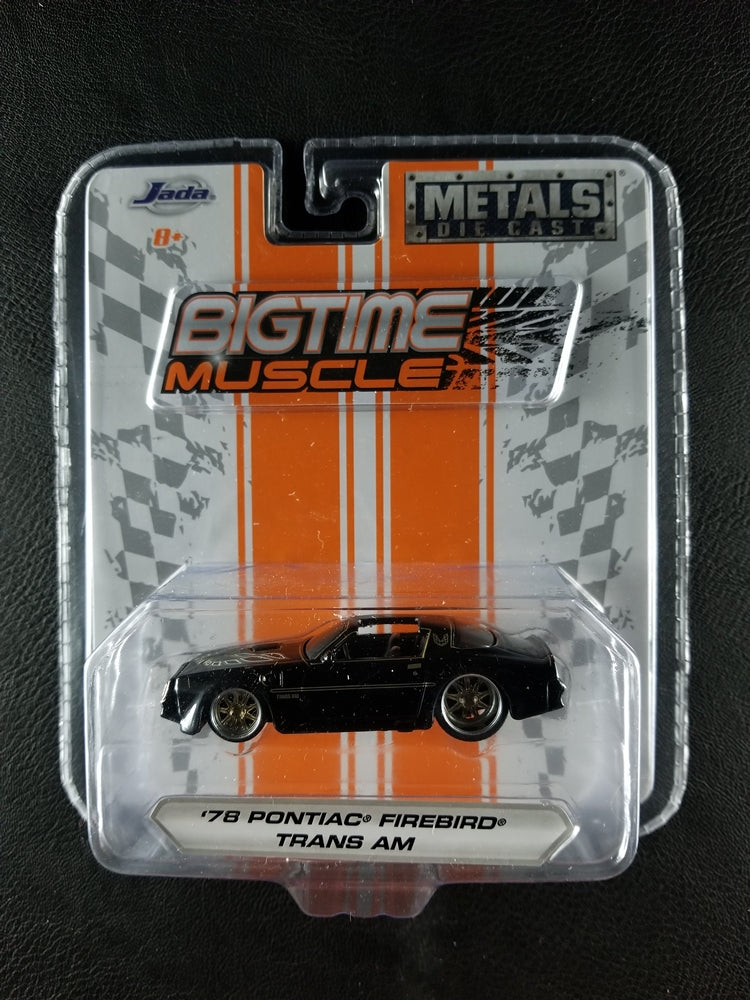 Jada Toys - '78 Pontiac Firebird Trans Am (Black) [Bigtime Muscle]