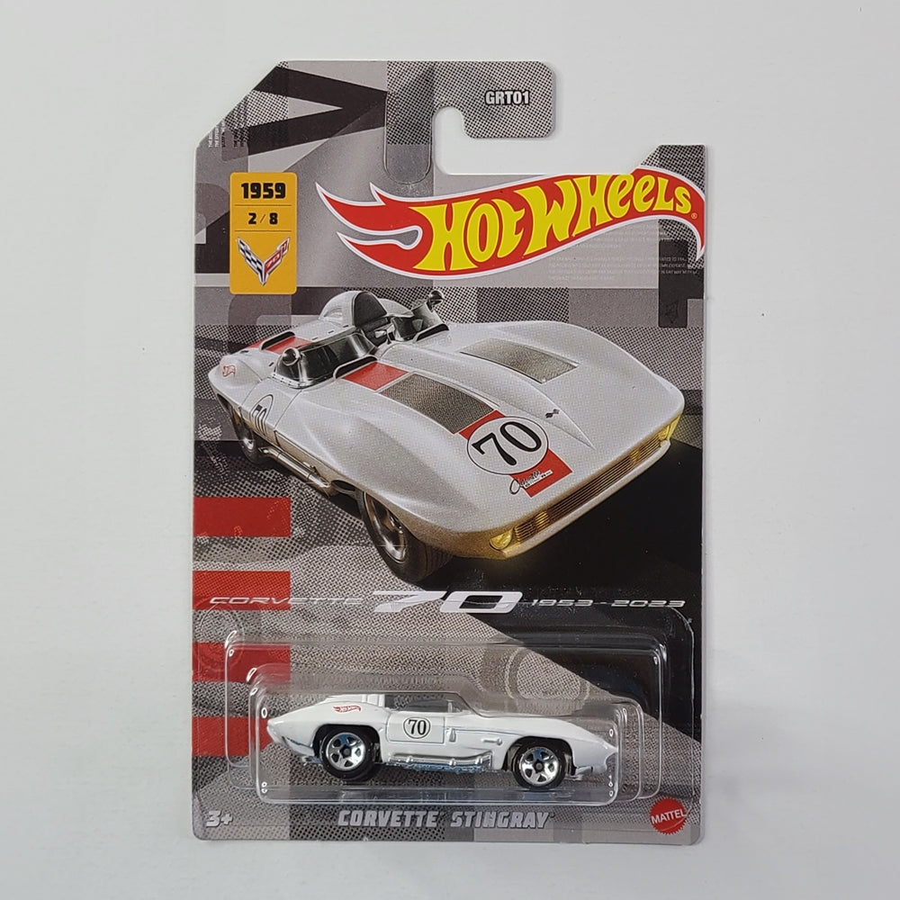 Hot Wheels - Corvette Stingray (White)