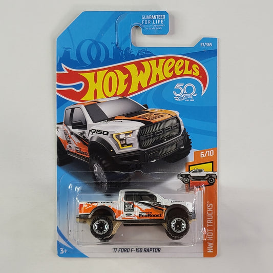 Hot Wheels - '17 Ford F-150 Raptor (White)