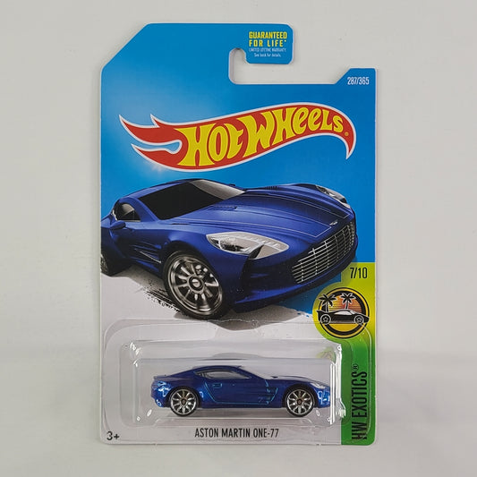 Hot Wheels - Aston Martin One-77 (Metallic Blue)