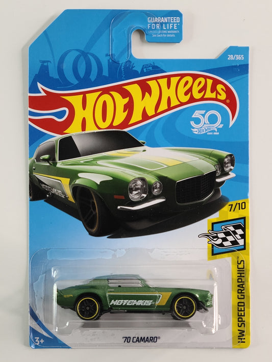 Hot Wheels - '70 Camaro (Metalflake Green)