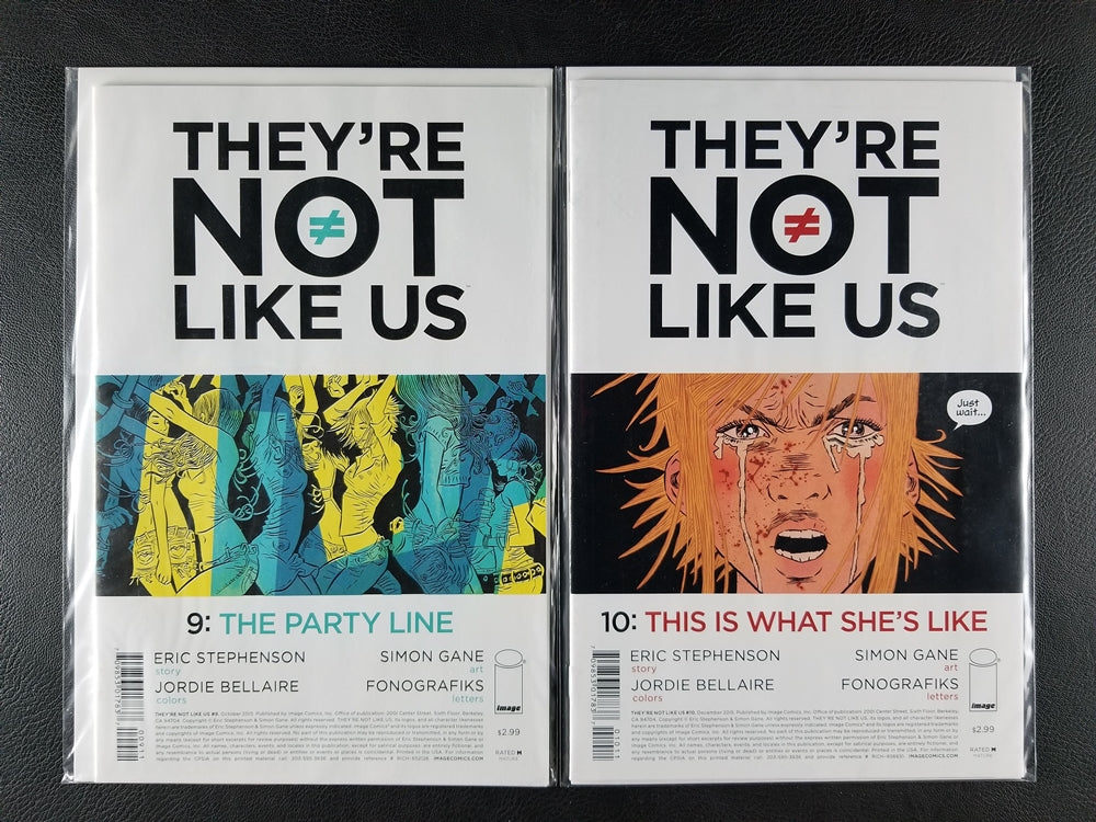 They're Not Like Us #1-10 Set (Image, 2014-15)